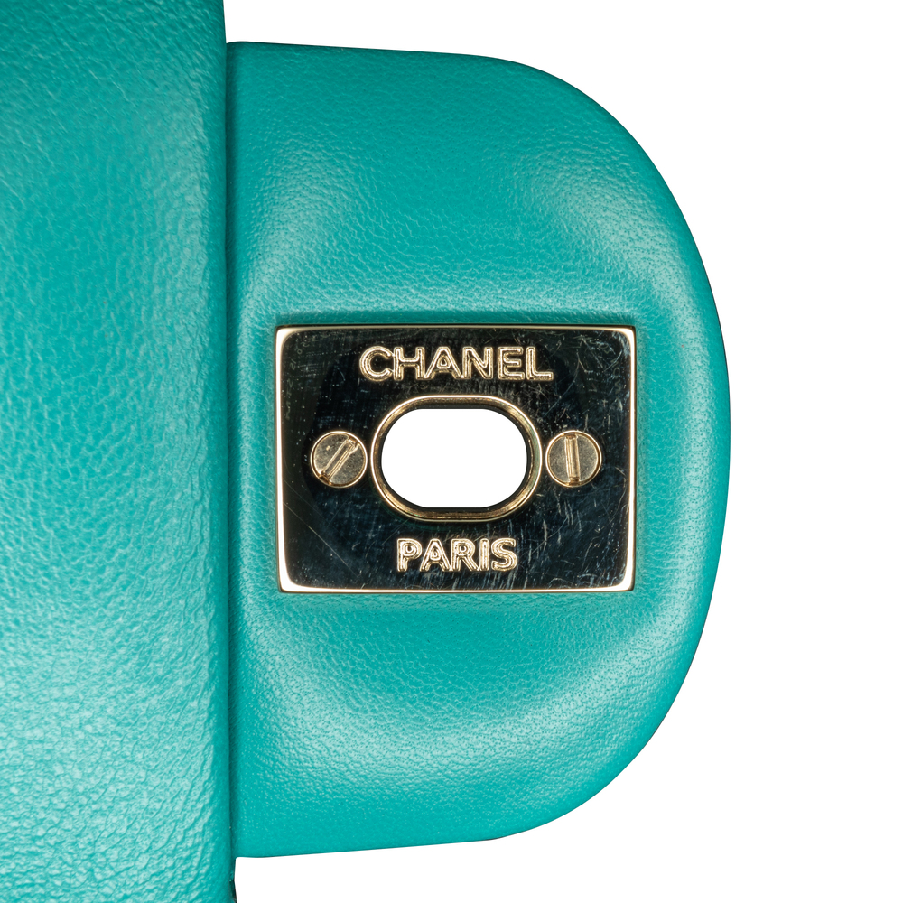 Pre-Loved Chanel Mini Square Classic Lambskin Single Flap - Picture 7 of 9